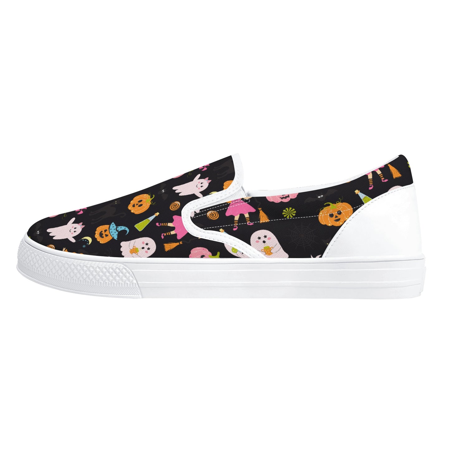 Party Ghosts Pumpkins Halloween Slip On Shoes