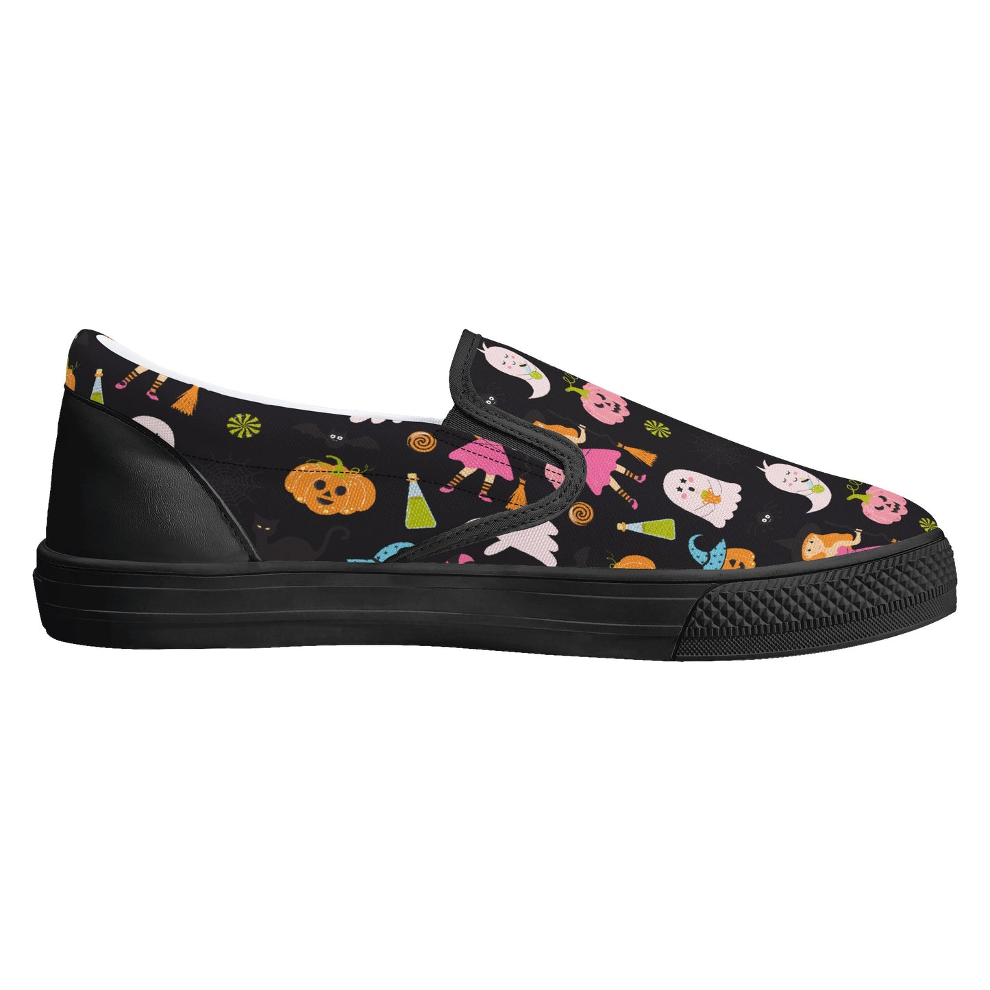 Party Ghosts Pumpkins Halloween Slip On Shoes