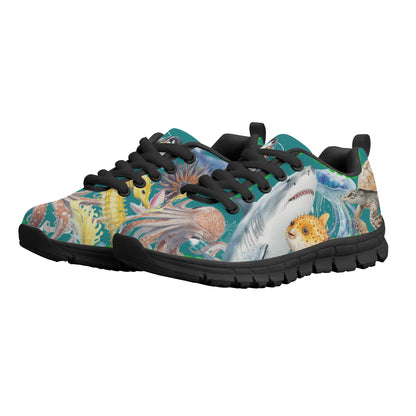 Kids Running Shoes - Under The Sea