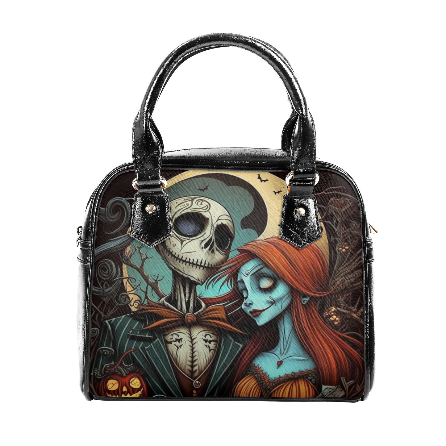 Plaid Christmas Character Nightmare Before Christmas Jack Zero NMBC Shoulder Handbag