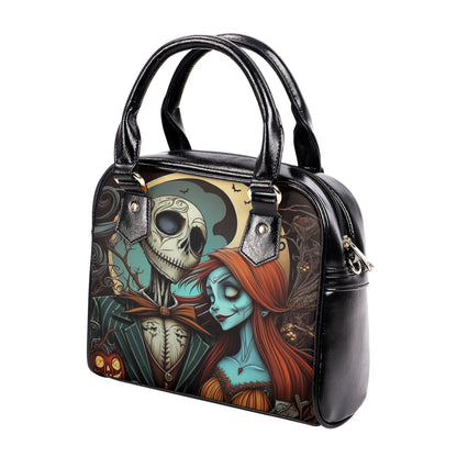 Plaid Christmas Character Nightmare Before Christmas Jack Zero NMBC Shoulder Handbag