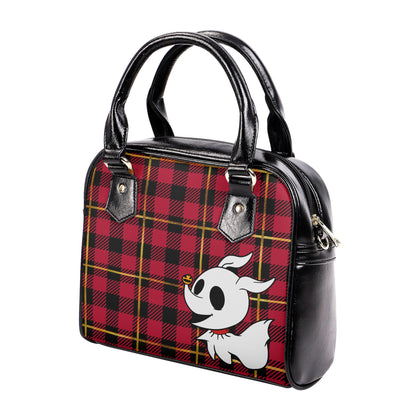 Plaid Christmas Character Nightmare Before Christmas Jack Zero NMBC Shoulder Handbag