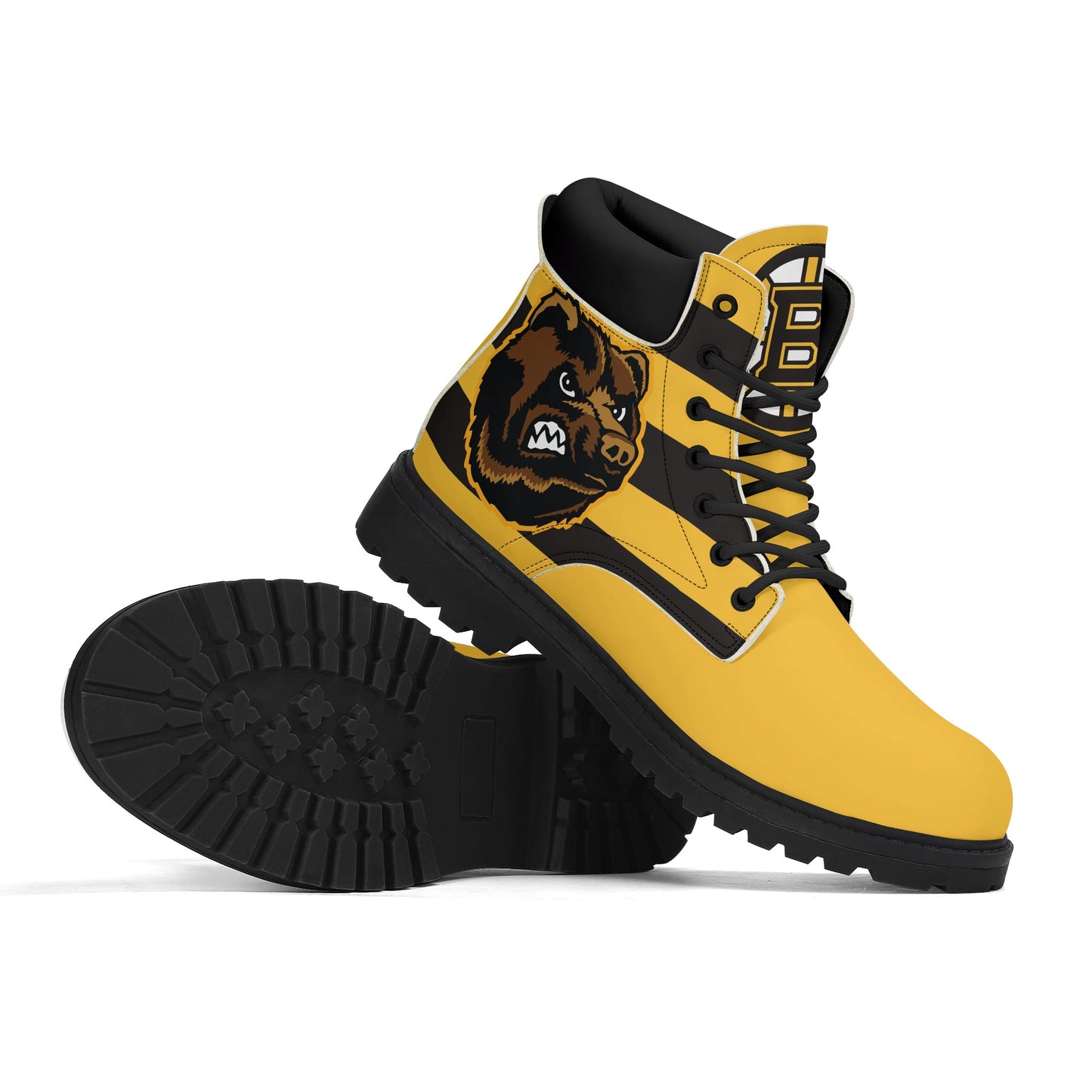 Boston Bruins Inspired Leather All Season Boots