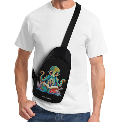Book Nerd Octopus Chest Bag