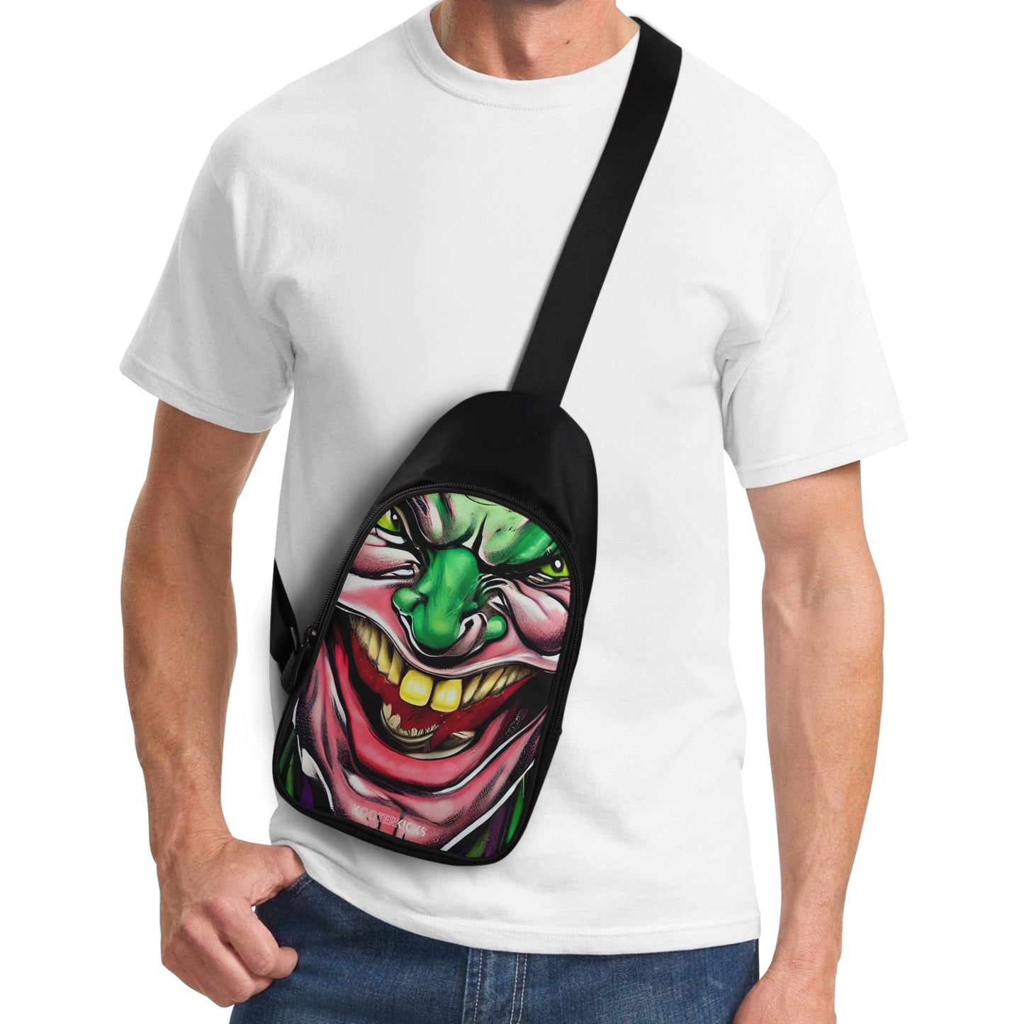 Creepy Clown Chest Bag