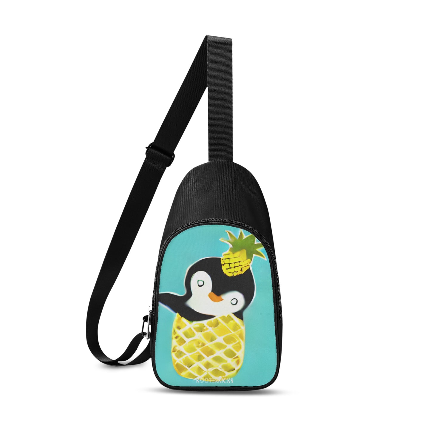 Pineapple Penguin Chest Bag