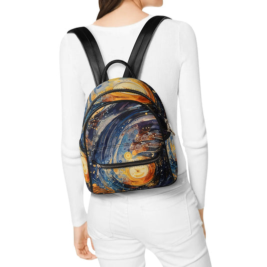 Doctor Who Inspired Casual PU Leather Backpack