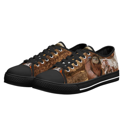 Labyrinth Inspired Womens Low Top Canvas Shoes