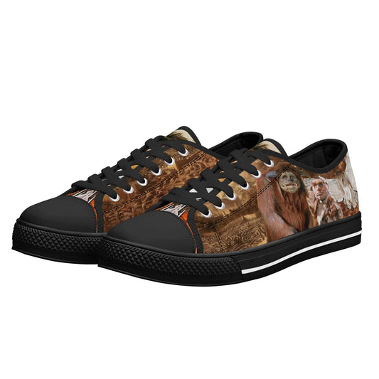 Labyrinth Inspired Womens Low Top Canvas Shoes