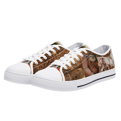 Labyrinth Inspired Womens Low Top Canvas Shoes