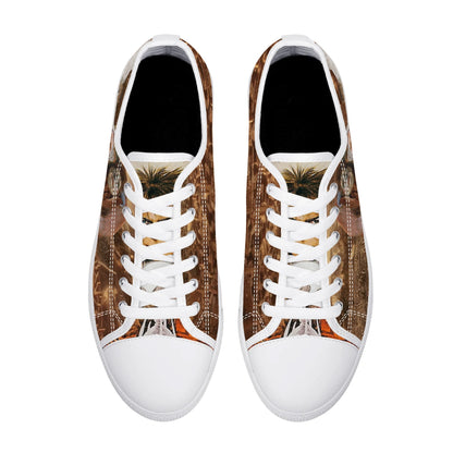 Labyrinth Inspired Womens Low Top Canvas Shoes
