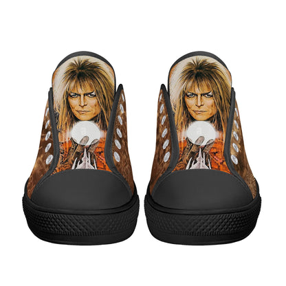 Labyrinth Inspired Womens Low Top Canvas Shoes