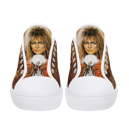 Labyrinth Inspired Womens Low Top Canvas Shoes