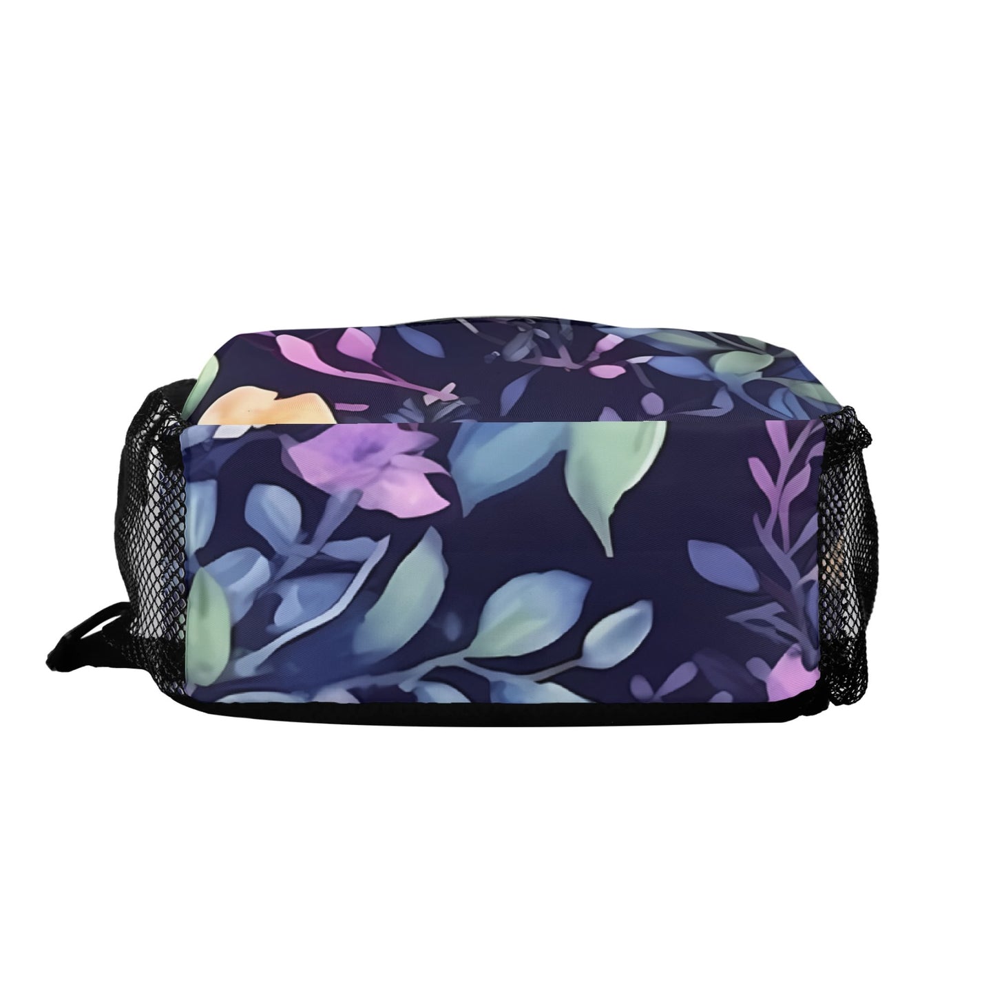 Midnight Floral Chest Crossbody Bag with Adjustable Strap