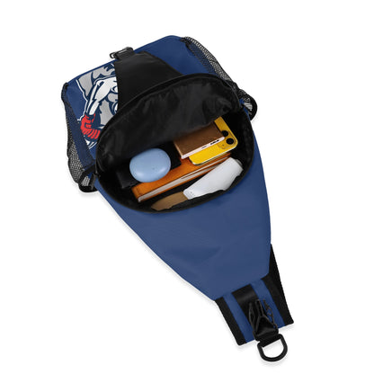 LA Dodgers Inspired Chest Crossbody Bag with Adjustable Strap