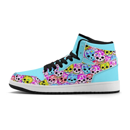 Womens Jelly Skulls Premium PU Leather Sneaker