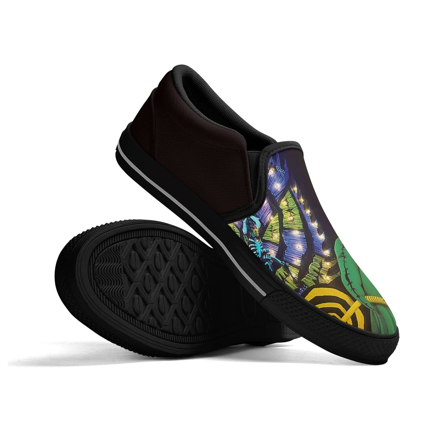 Oogie Boogie Womens Rubber Slip On Shoes