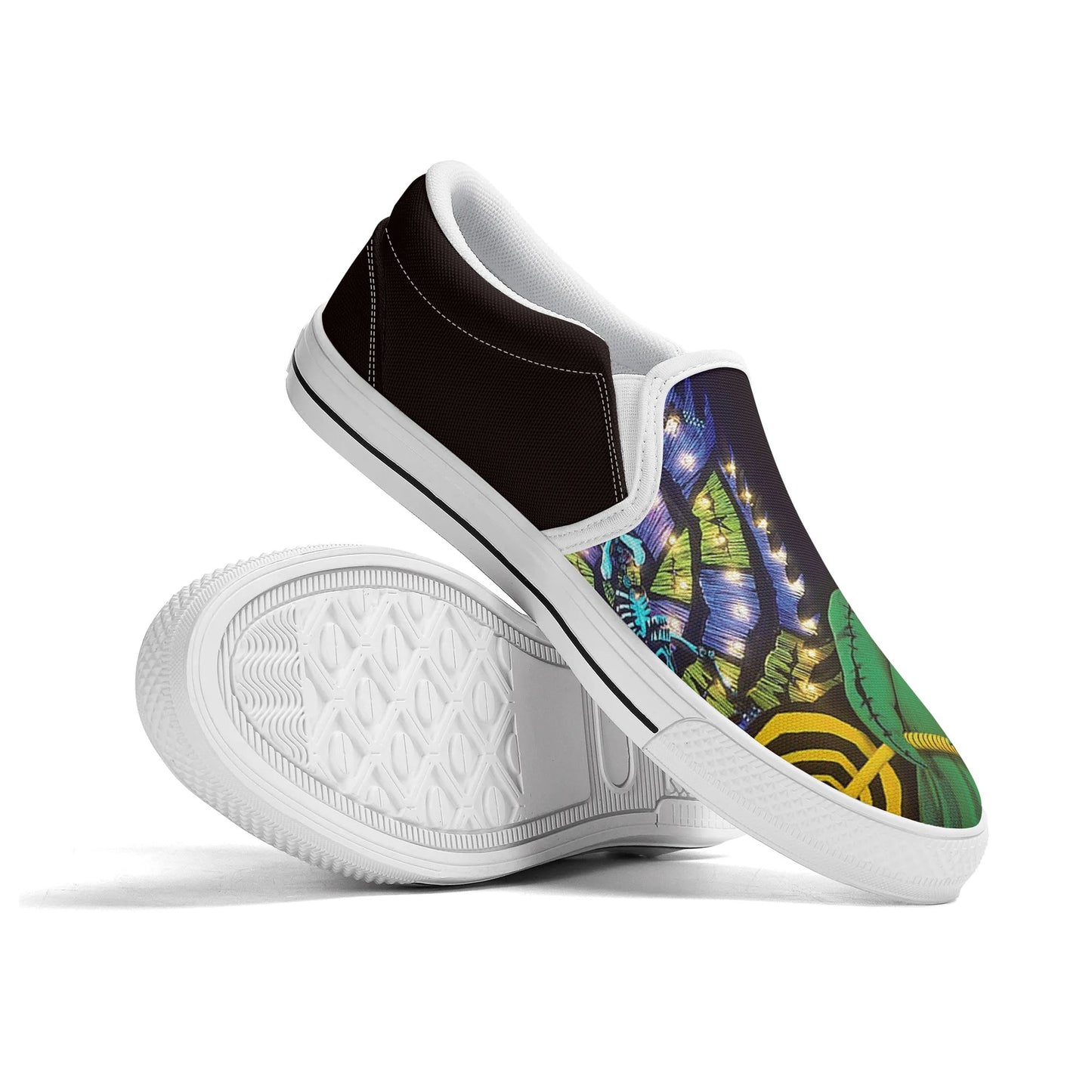 Oogie Boogie Womens Rubber Slip On Shoes