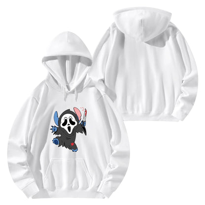 Unisex Stitch Slytherin Front & Back Cotton Hoodie
