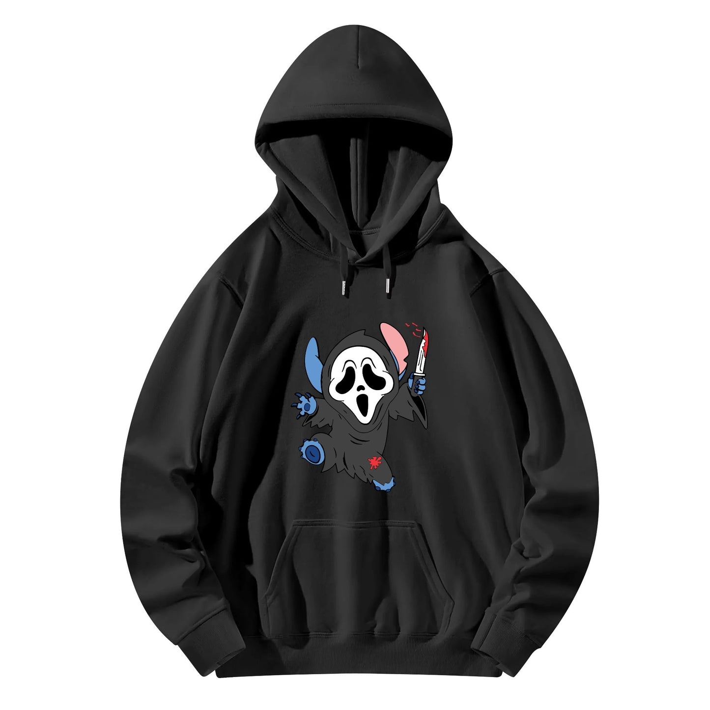 Unisex Stitch Slytherin Front & Back Cotton Hoodie