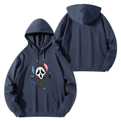 Unisex Stitch Ghostface Cotton Hoodie