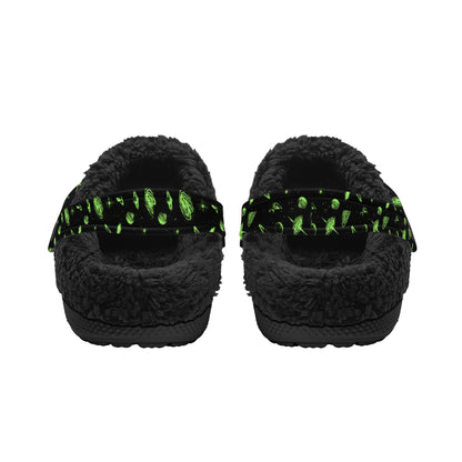 Adults Rick & Morty Black Warm Lined Clog