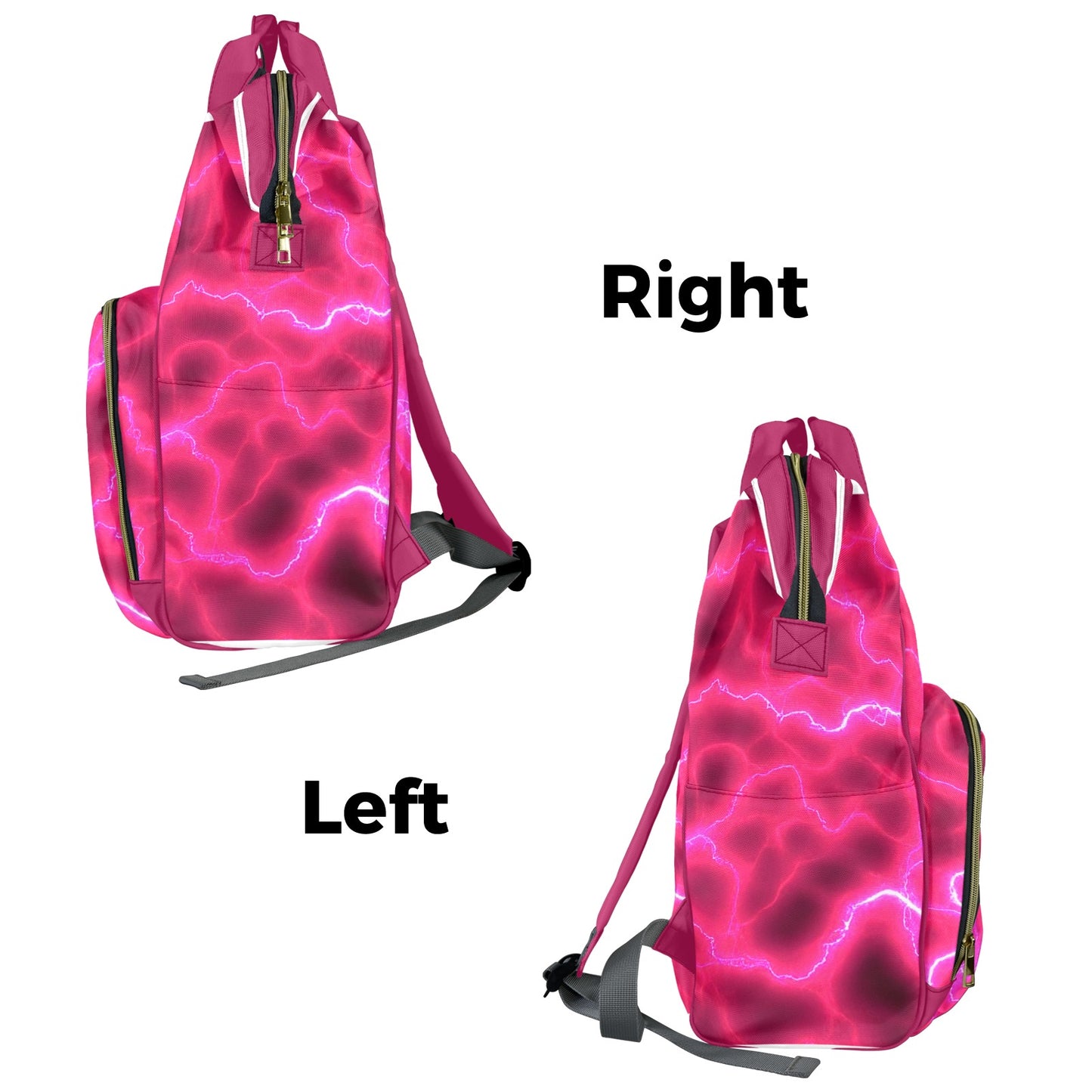 Pink Lightnight Diaper Bag Backpack
