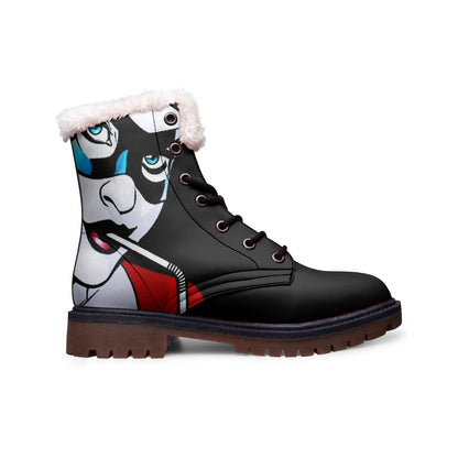 Harley Inspired Unisex Warm Lined Boots