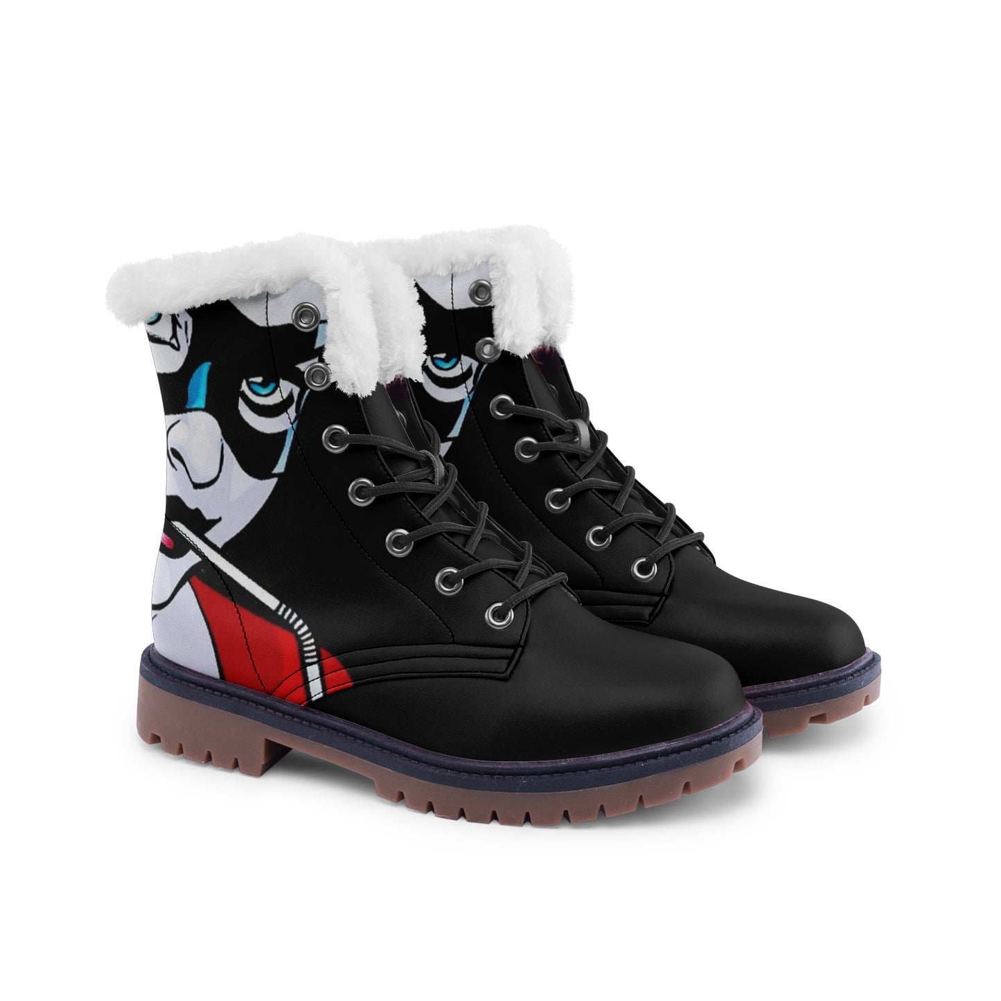 Harley Inspired Unisex Warm Lined Boots