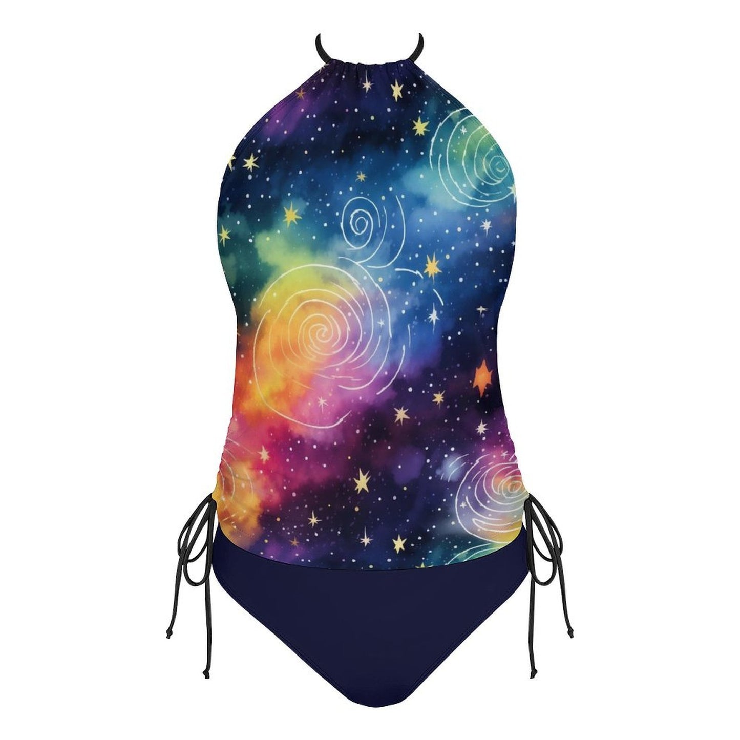 Rainbow Galaxy Bikini Tankini Swimsuit
