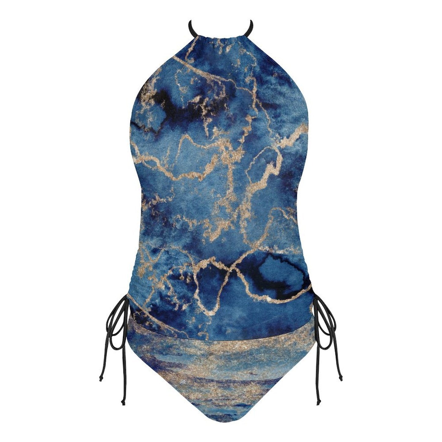 Blue Gold Bikini Tankini Swimsuit