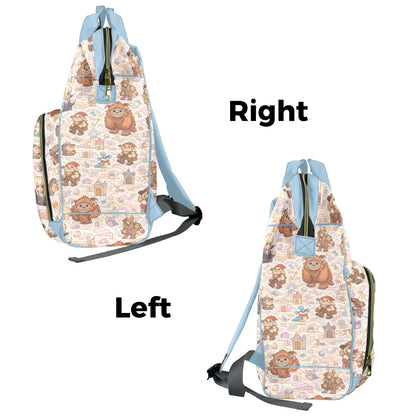 Labyrinth Pastel Multi-Function Diaper Bag-New