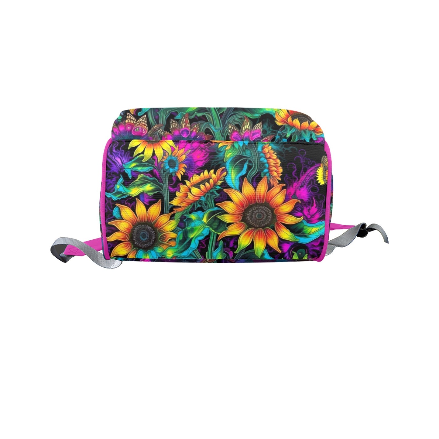 Neon Sunflowers New Multi-Function Diaper Bag