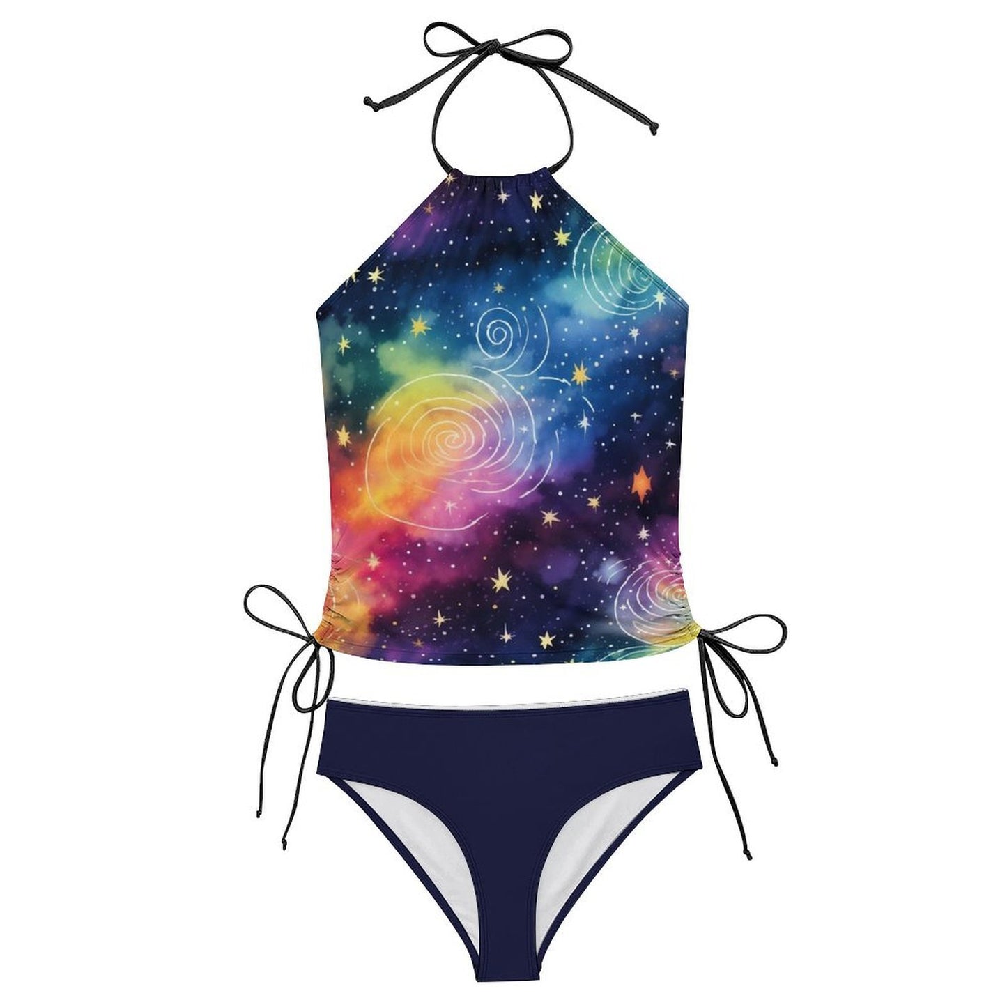 Rainbow Galaxy Bikini Tankini Swimsuit