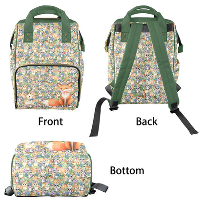 Forest Animals Multi-Function Diaper Bag