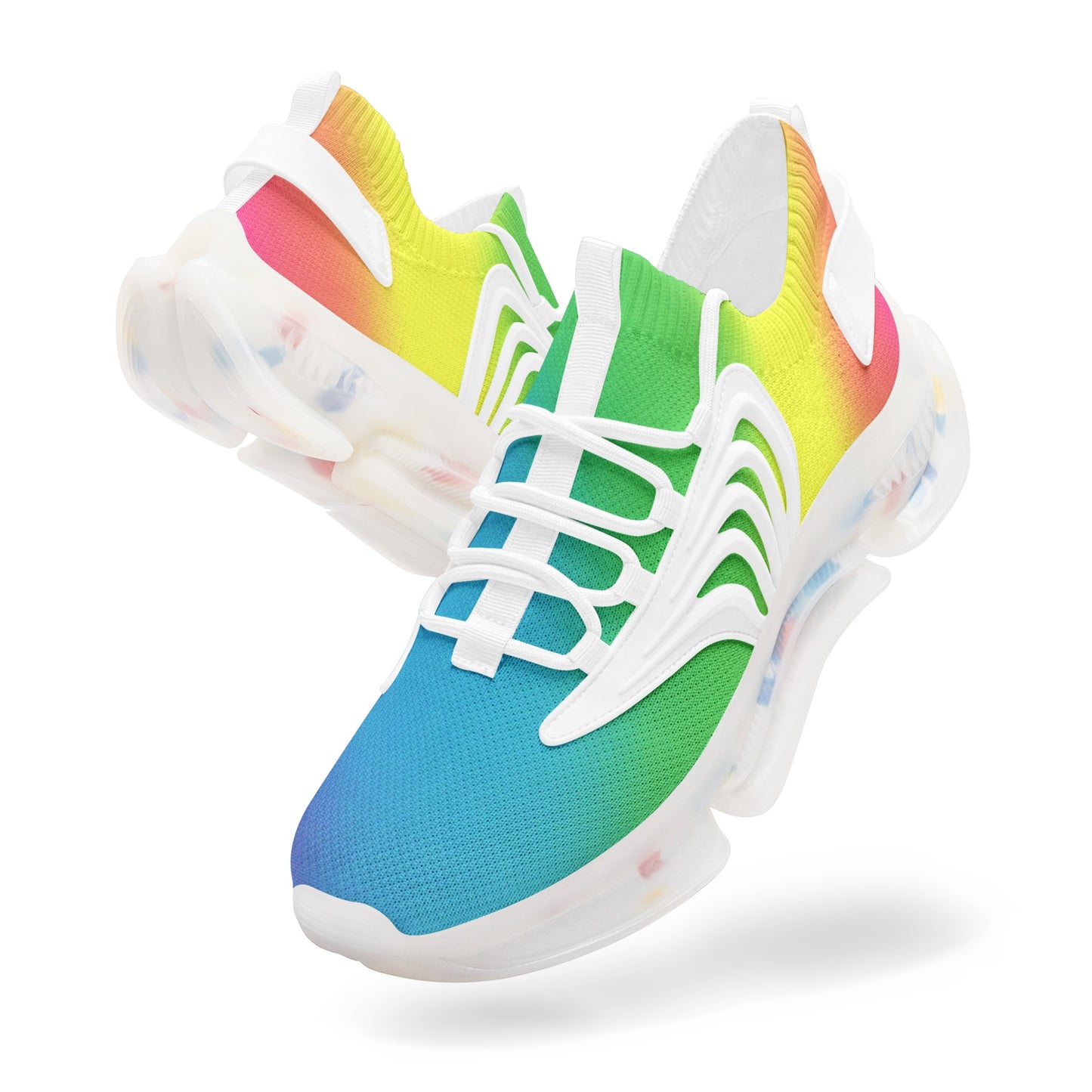 Soft Rainbow Unisex Low Top Mesh Sneakers