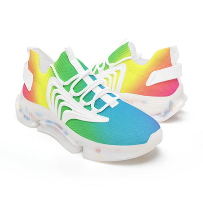 Soft Rainbow Unisex Low Top Mesh Sneakers