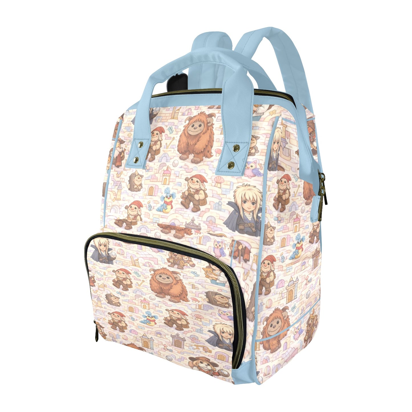 Labyrinth Pastel Multi-Function Diaper Bag-New