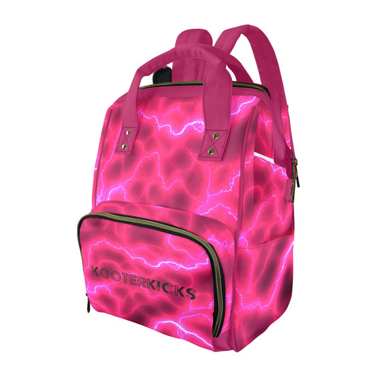 Pink Lightnight Diaper Bag Backpack