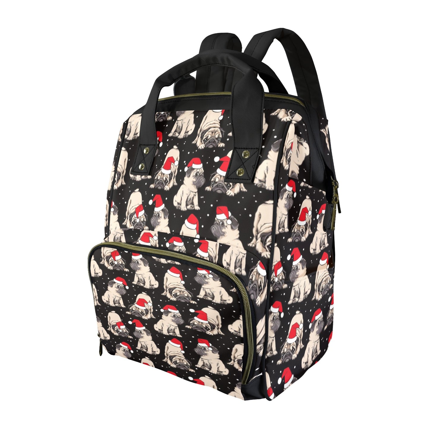 Christmas Puppy Diaper Bag Backpack