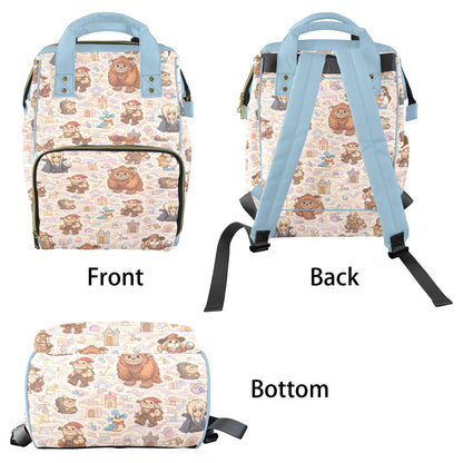 Labyrinth Pastel Multi-Function Diaper Bag-New