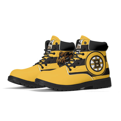 Boston Bruins Inspired Leather All Season Boots