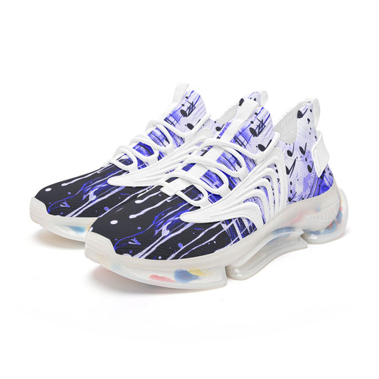 Blue Music Drop Unisex Low Top Mesh Sneakers