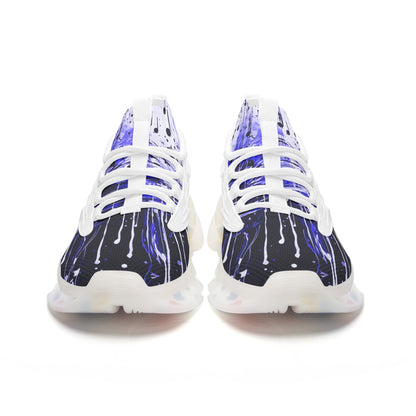 Blue Music Drop Unisex Low Top Mesh Sneakers