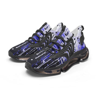 Blue Music Drop Unisex Low Top Mesh Sneakers