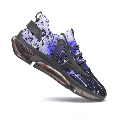 Blue Music Drop Unisex Low Top Mesh Sneakers