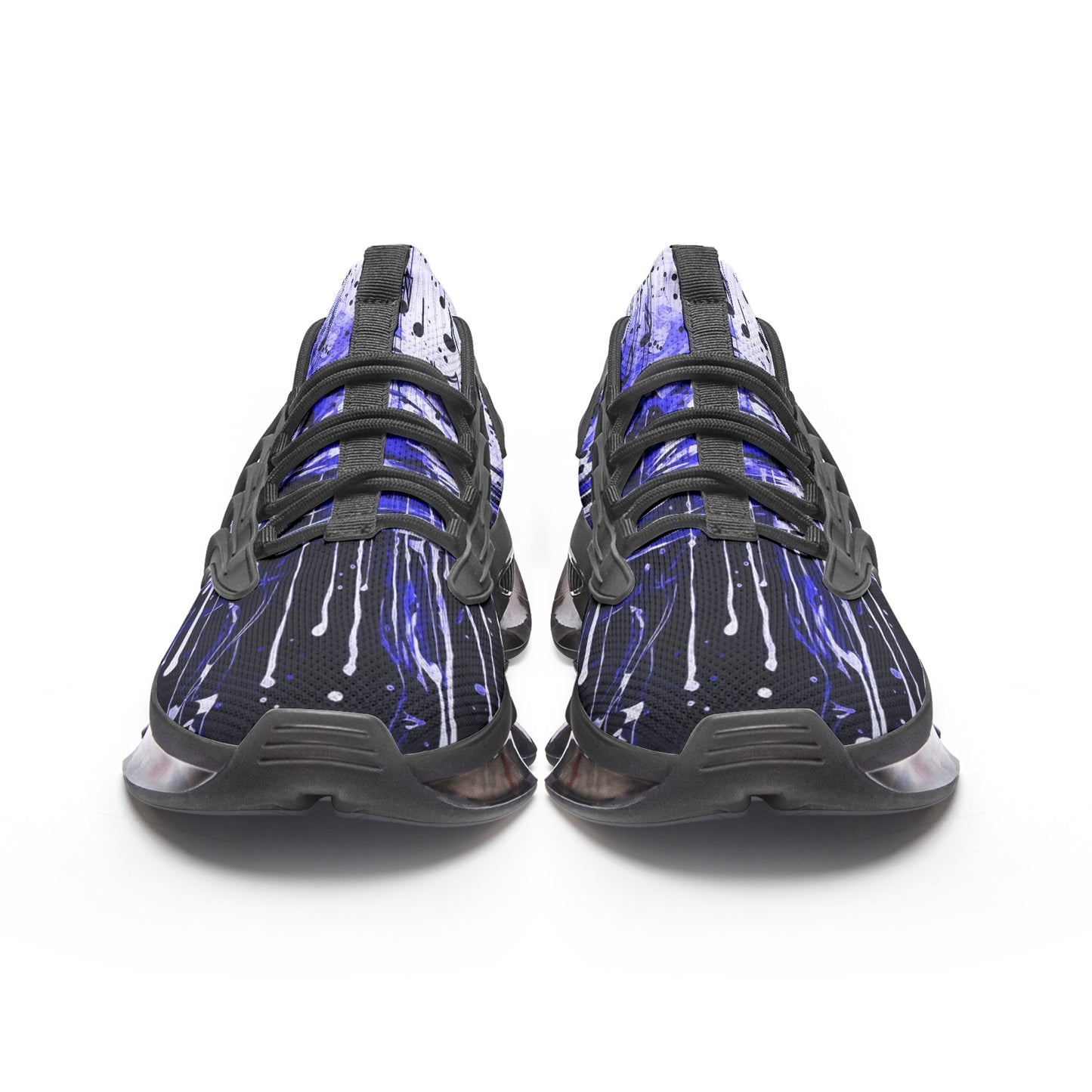 Blue Music Drop Unisex Low Top Mesh Sneakers