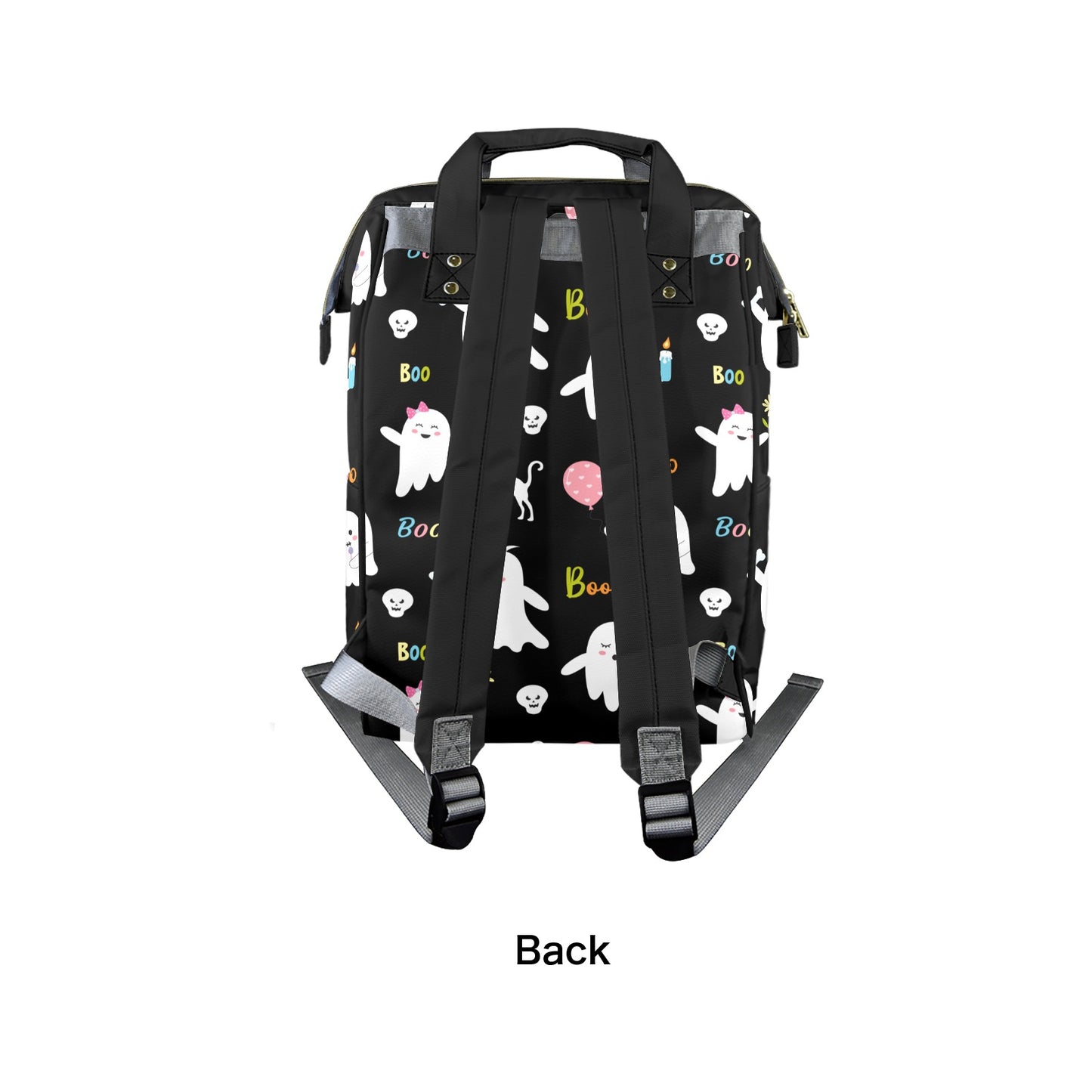 Cute Ghosts on Pink New Multi-Function Diaper Bag
