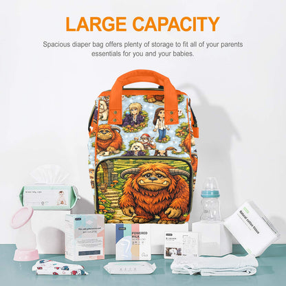 Labyrinth Ludo Multi-Function Diaper Bag-New