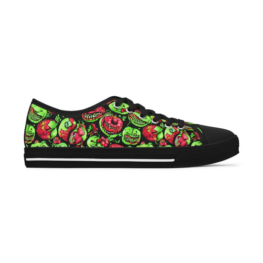 Creepy Apple Monster Low Top Sneakers